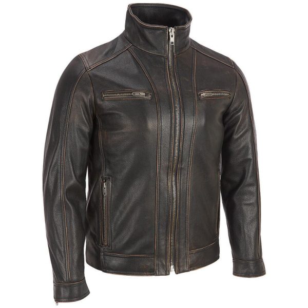 Men Leather Jacket - Image 1