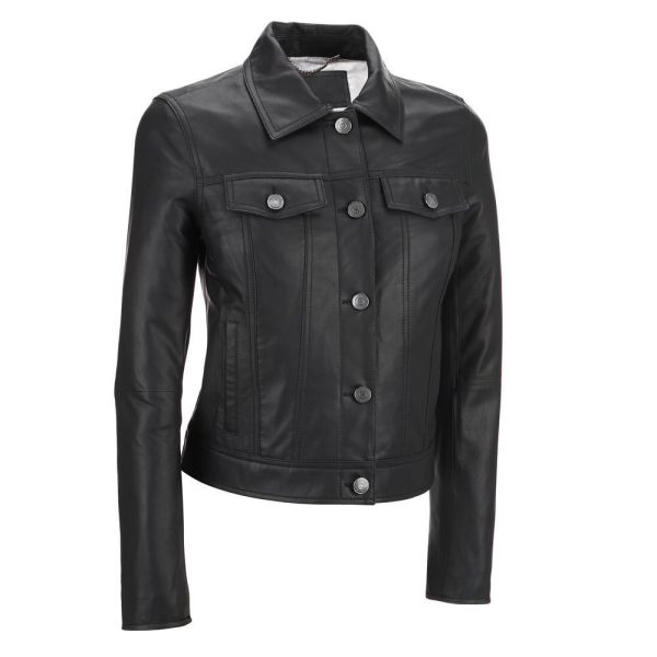 Women Leather Jacket - Image 1