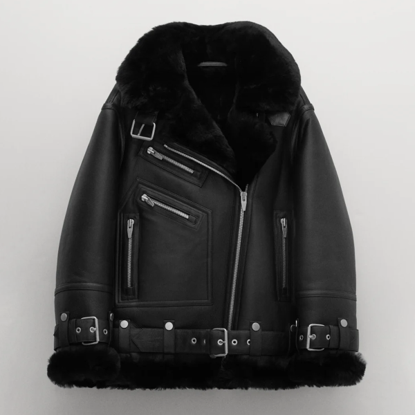 Shearling Fur Jacket - Image 1