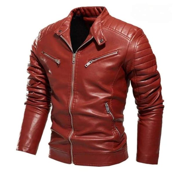 Men Leather Jacket - Image 1