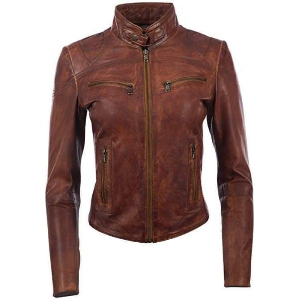 Women Leather Jacket - Image 1