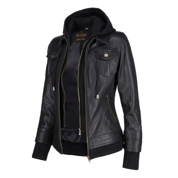 Women Leather Jacket - Image 1