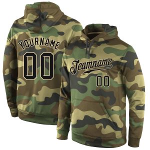 Custom Woodland Camouflage Hoodie